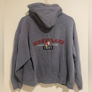 DISNEYLAND GRUMPY ZIP FRONT HOODIE SIZE MEDIUM